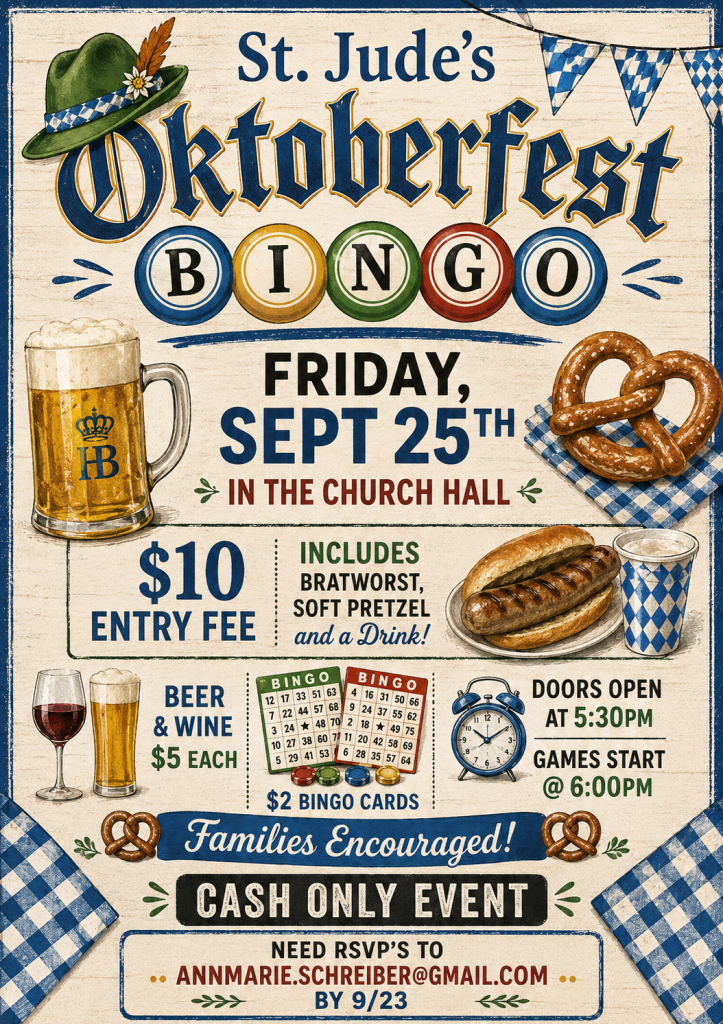 St Jude Bingo Octoberfest